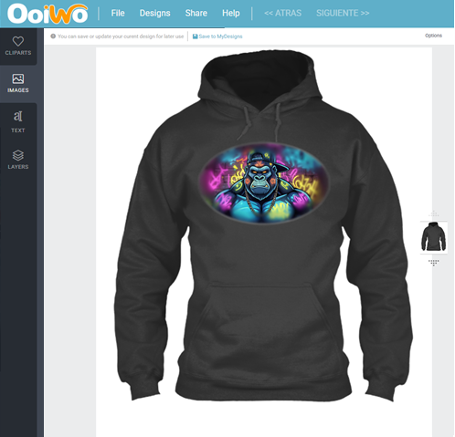 DISEÑADOR ONLINE  =