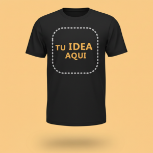 Camiseta Adulto 100% Algodón BLACK 160g